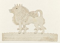 Keeshond, ca. 1787 (1787) by anonymous