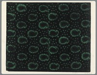 Blad met strooipatroon van paisley- en blokjesmotief (1850 - 1970) by anonymous