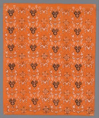 Blad met ornamenteel patroon (c. 1850 - c. 1950) by anonymous