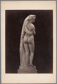 Venus Callipyge in het Museo Nazionale te Napels, op de rug gezien (c. 1875 - c. 1900) by anonymous
