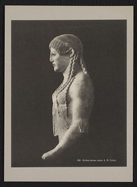 Archaïsch beeld van een vrouw (c. 1895 - c. 1915) by anonymous
