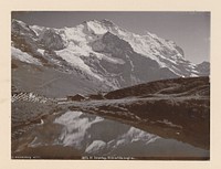 Jungfrau, gezien vanaf de Kleine Scheidegg (1912 - 1920) by anonymous and Gebrüder Wehrli