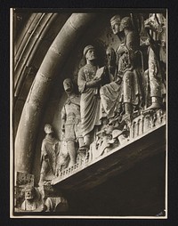 Timpaan van de Gnadenpforte in de dom van Bamberg (1900 - c. 1920) by anonymous