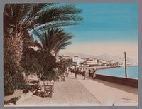 Promenade te San Remo, Italië (1880 - 1910) by anonymous