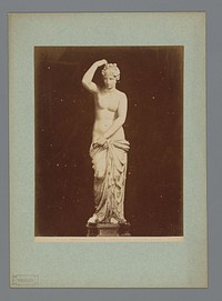 Sculptuur van Venus in de Galleria degli Uffizi te Florence, Italië (1852 - 1890) by Fratelli Alinari and anonymous