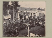 Parade, mogelijk ter ere van de inauguratie van president Kruger (1890 - 1905) by anonymous