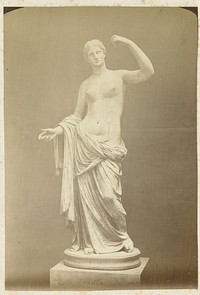 Sculptuur van Venus in het British Museum in Londen (1855 - 1880) by Stephen Thompson and W A Mansell and Co