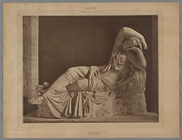 Sculptuur van Ariadne (coll. Vaticaanse Musea) (1880 - 1900) by Adolphe Braun and Cie