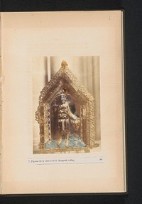 Gevelsteen met reliëf uit de kerk van Saint-Mengold te Huy (c. 1877 - in or before 1882) by anonymous