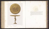 Vergulde zilveren schaal op een standaard in de vorm van een naakte jongeman (c. 1859 - in or before 1864) by Berthier, Frédéric Sorrieu and Joseph Rose Lemercier