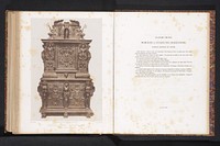 Reproductie van een gedecoreerde houten kast (c. 1859 - in or before 1864) by Berthier, anonymous and Joseph Rose Lemercier