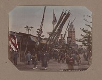 Straat in Akakusa inTokyo, Japan (c. 1890 - in or before 1903) by Kusakabe Kimbei