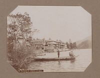 Theehuis aan het Chozenji-ko meer bij Nikko, Japan (c. 1890 - in or before 1903) by anonymous
