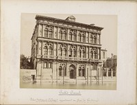 Palazzo Vendramin-Calergi aan het Canal Grande in Venetië (1860 - 1881) by Carlo Ponti