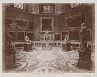 Interieur van de Tribuna van de Uffizi in Florence (c. 1870 - c. 1890) by anonymous