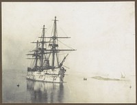 Schip op een water, vermoedelijk bij het Suezkanaal (c. 1880 - c. 1900) by C  and G Zangaki