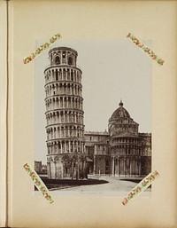Dom van Pisa met links de scheve toren (c. 1860 - c. 1900) by anonymous