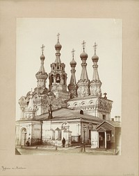 Kerkgebouw in Moskou (1850 - 1876) by anonymous