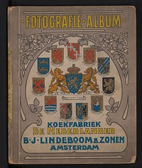 Verzamelalbum van koekfabriek De Nederlander met 127 foto's (1904 - 1905) by anonymous and anonymous