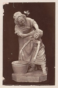 Beeld 'You Dirty Boy!' van Giovanni Focardi, mogelijk opgesteld op de Wereldtentoonstelling te Parijs in 1889 (1878 - 1890) by anonymous