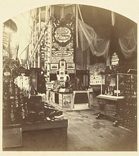 Paleis voor Volksvlijt, Amsterdam, tijdens de Internationale Tentoonstelling van Voorwerpen voor de Huishouding en het Bedrijf van den Handwerksman (1869) (1869) by Wegner and Mottu