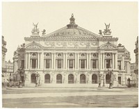Façade van de Opéra Garnier te Parijs (1865 - 1880) by Achille Quinet