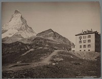 Hotel Schwarzsee in Zermatt aan de voet van de Matterhorn (1870 - 1930) by anonymous, Schröder and Co and Schröder and Co