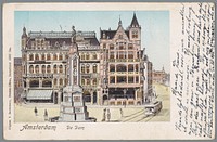Amsterdam, De Dam (1902) by anonymous and F Dankelmann