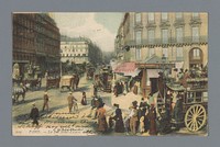 Paris. - La Rue Saint-Lazare (1905) by Léon and Lévy