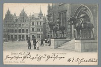 Bremen, Reiter mit Marktplatz (1904) by Louis Koch and anonymous