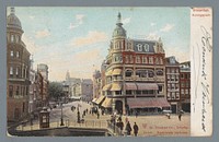 Amsterdam, Koningsplein (1890 - 1920) by Trenkler and Co and anonymous