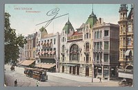 Amsterdam, Rembrandtsplein (1905) by Trenkler and Co