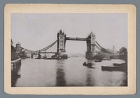 Gezicht op Tower Bridge in Londen (1894) by anonymous