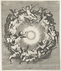 Lucht (1650 - 1699) by Cornelis A Hellemans