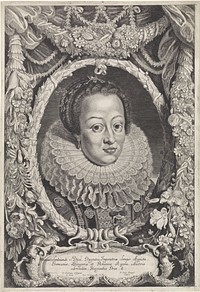Portret van Eleonora Gonzaga (1644 - 1650) by Pieter van Sompel, Pieter Claesz Soutman, Pieter Claesz Soutman and Ferdinand III Duits keizer