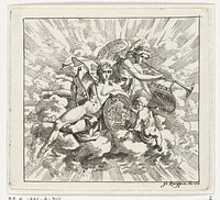 Allegorische compositie op Felix Meritis (1784) by Jacques Kuyper