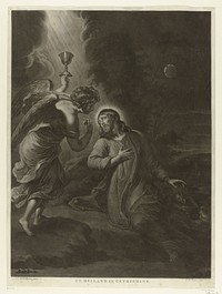 Christus in de hof van Getsemane (1808) by Charles Howard Hodges and Peter Paul Rubens