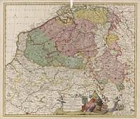 Kaart van de Zuidelijke Nederlanden (1696 - 1701) by Jan Luyken, Caspar Luyken, Cornelis Danckerts II, Theodorus Danckerts I, Justus Danckerts, Justus Danckerts and Staten van Holland en West Friesland