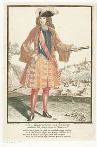 Portret van maarschalk François de Neufville, hertog van Villeroy (1695 - 1737) by Pieter van den Berge, Pieter van den Berge and Pieter van den Berge