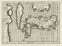 Kaart van Japan (1628 - 1630) by Pieter van der Keere
