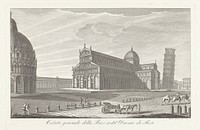 Piazza del Duomo in Pisa (c. 1831 - c. 1854) by Ranieri Grassi and Ranieri Grassi