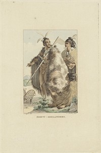 Bewoners van Nieuw-Zeeland (1803) by Ludwig Gottlieb Portman and Jacques Kuyper