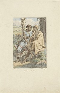 Bewoners van Madagaskar (1806) by Ludwig Gottlieb Portman and Jacques Kuyper