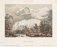 Zicht op de Mont Blanc vanaf de Col des Montets (1858) by Ad Cuvillier, François Louis Cattier and Venance Payot