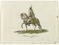 Huzaar (1785) by anonymous, Arend Stubbe, Rijngraaf van Salm Frederik III and Arend Stubbe