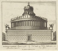 Mausoleum van keizer Hadrianus (1675 - 1711) by Pieter Schenk I and anonymous