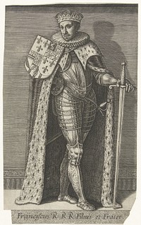 Portret van François-Hercule de Valois, hertog van Anjou (1578) by Philips Galle, Willem Thibaut, Christoffel Plantijn and Philips Galle