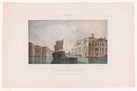 Zicht op het Canal Grande in Venetië (1828 - 1854) by Emile Aubert Lessore, William Wyld, Joseph Kier, J Kirchmayr and Joseph Kier