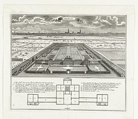 Gezicht op het Huis ter Nieuburch te Rijswijk, 1697 (1697 - 1725) by anonymous