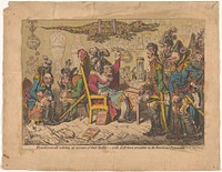 Spotprent op Louis Marie de la Révellière-Lépeaux, 1799 (1799) by James Gillray and Hannah Humphrey